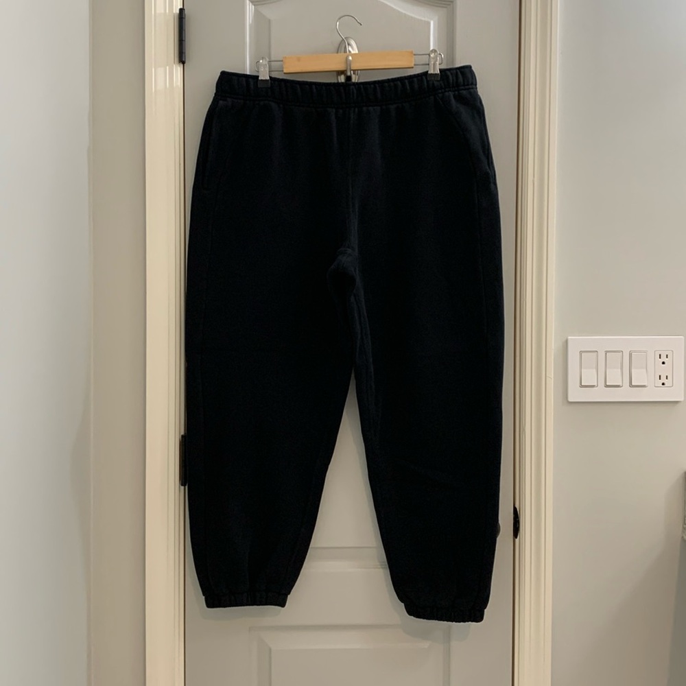 Lululemon Scuba Mid-Rise Oversized Jogger Size XL Regular Black Like New